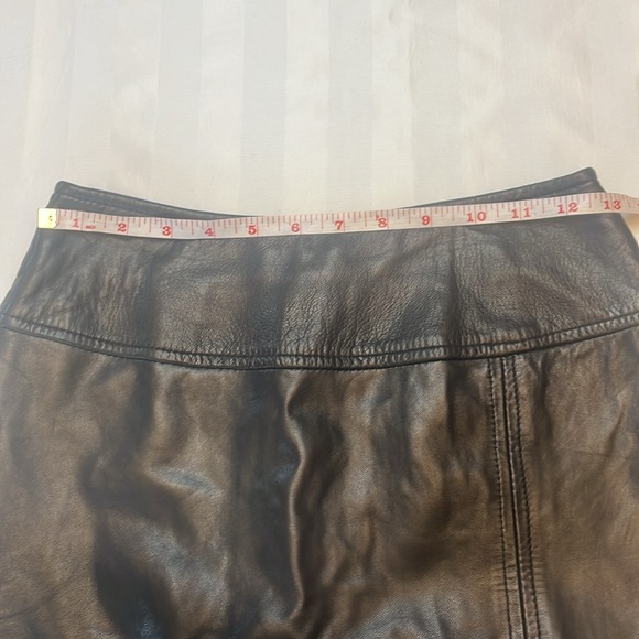 Damier leather pencil skirt - Picture 2 of 8